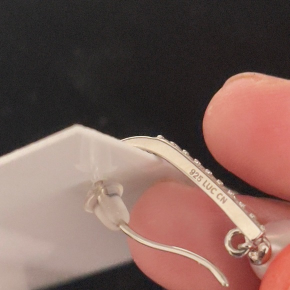 iris & lily Jewelry New Genuine Freshwater Pearl Earrings In Stamped 925 Silver Poshmark